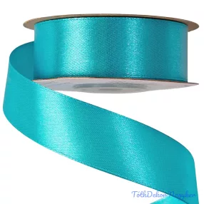 Szatén szalag 25 mm x 22.86 m - Aqua Kék