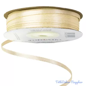 Szatén szalag 3 mm x 91.44 m - Ekrü
