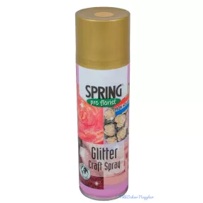   Glitter Spray SPRING 300 ml dekorációs fújós spray - Arany