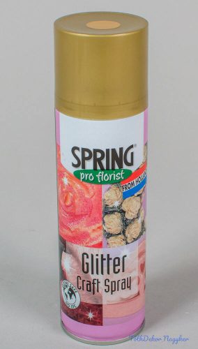 Glitter Spray SPRING 300 ml dekorációs fújós spray - Arany