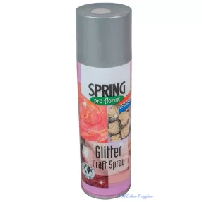   Glitter Spray SPRING 300 ml dekorációs fújós spray - Ezüst