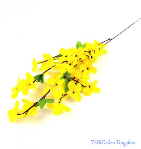 Aranyeső ág szálas selyemvirág 52 cm
