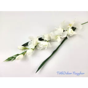 Kardvirág szálas selyem 77 cm - Krém