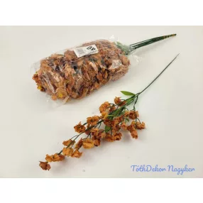 Apró virágos rezgő selyem szálas 39 cm - Barnás