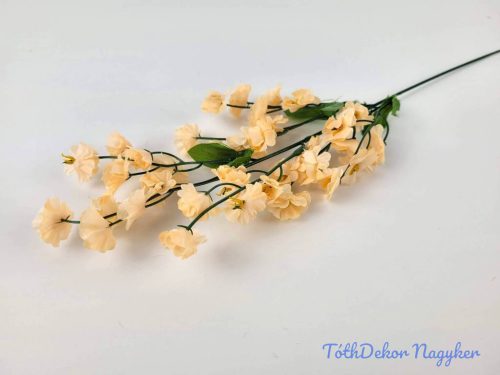 Apró virágos rezgő selyem szálas 39 cm - Világos Barack