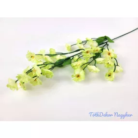   Apró virágos rezgő selyem szálas 39 cm - Halvány Zöldes