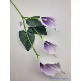Polifoam kála 3 fejes ág 83cm - Lilás