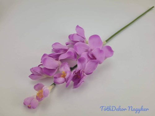 Frézia szálas selyem ág 51 cm - Világos lila