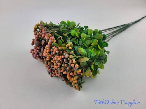 Bogyós szálas dekor 12db/köteg 53cm - Vegyes Korall