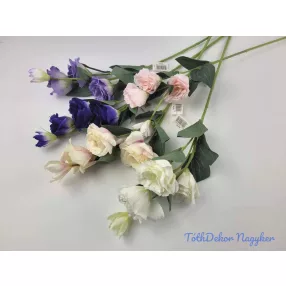 Liziantusz 4 ágú 3fej+1bimbó selyem szálas 59cm - Mix