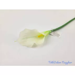 Gumi kála szálas 55 cm - Fehér