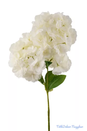 Virágzó ág 74cm - Törtfehér