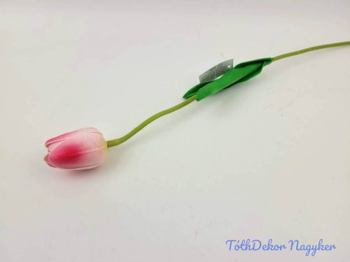Tulipán szálas gumi 48 cm - Erős Rózsaszín