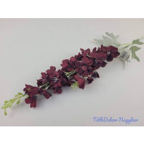 Szarkaláb szálas hamvas szárú selyemvirág 84cm - Bordó