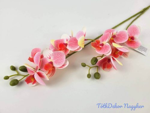 Gumis orchidea 2 ágú 58 cm - Púder Rózsaszínes