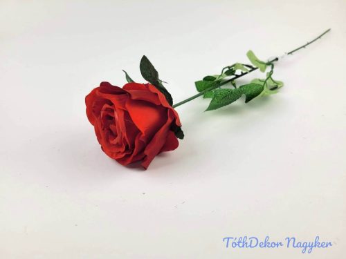 Szálas rózsa 61 cm - Piros