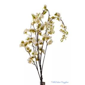 Virágzó ág 90cm - Krém