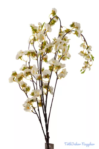 Virágzó ág 90cm - Krém