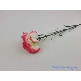 Szegfű szálas selyemvirág 55cm - Pink Cirmos