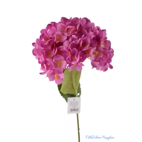   Hortenzia szálas selyemvirág D17cm M59cm - Lilás Rózsaszín