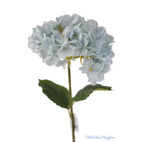Hortenzia szálas selyemvirág D17cm M59cm - Halvány Kék