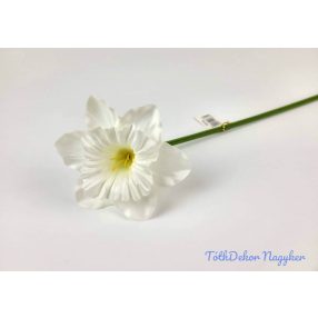 Nárcisz selyem szálas 51 cm - Fehér