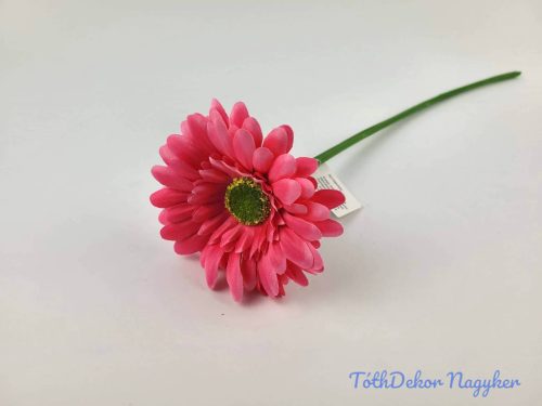 Gerbera szálas selyemvirág 42 cm - Pink