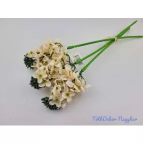 Bugás apró virágos köteg 38cm - Barack