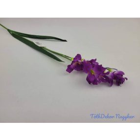 Frézia 2 ágú selyem ág 57 cm - Lila