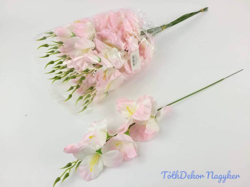 Szálas kardvirág 55 cm - Fehér-Halvány Rózsaszín