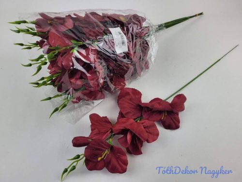 Szálas kardvirág 55 cm AUT - Bordó