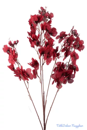 Virágzó ág 100cm - Bordó