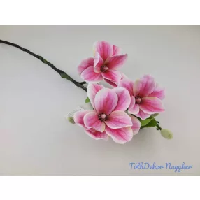 Magnólia ág 55cm - Rózsaszín