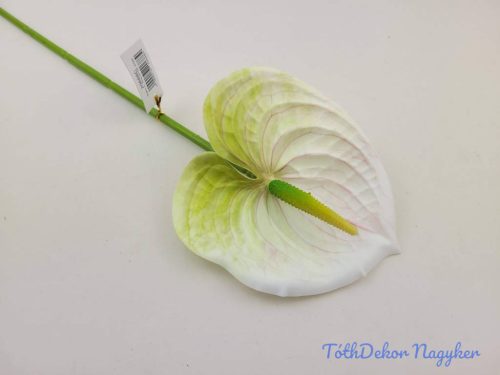 Szálas mű flamingó 60cm - Zöldes Fehér