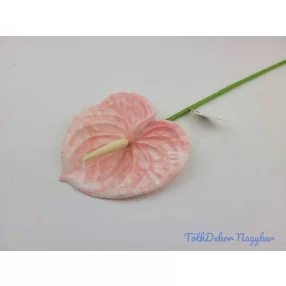 Szálas mű flamingó 60cm - Rózsaszín