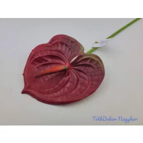 Szálas mű flamingó 60cm - Burgundi