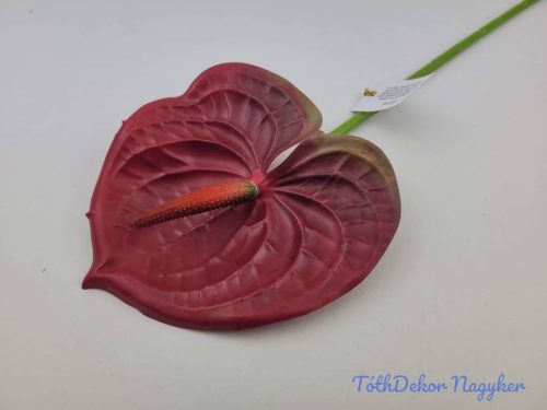 Szálas mű flamingó 60cm - Burgundi