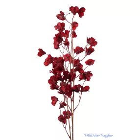 Virágzó ág 115cm - Bordó