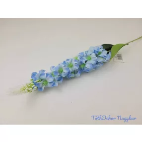 Viola szálas selyemvirág 72cm - Babakék