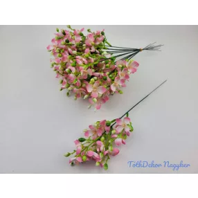 Virágos pick 12v. 30cm - Rózsaszín