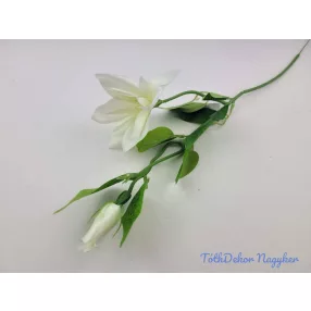 Klematisz szálas selyemvirág 54cm - Fehér