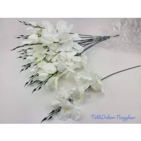 Szálas kardvirág 54 cm - Törtfehér