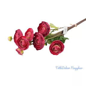 Boglárka 9 ágú köteg 65cm - Bordó