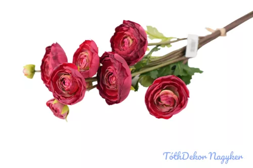Boglárka 9 ágú köteg 65cm - Bordó