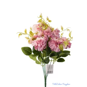 Cínea 9 ágú selyem csokor 46 cm - Mályva-Rózsaszín