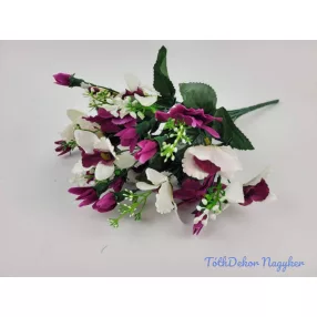 Orchidea 9 ágú selyem csokor 39 cm - Pinkes