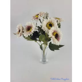 Százszorszép 6 ágú selyem csokor 34 cm - Mályvás