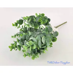 Eukaliptusz 5 ágú hamvas mű zöld 32 cm - Világoszöld