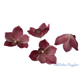 Polifoam orchidea fej 9,5cm - Mályva