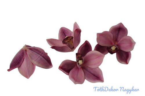 Polifoam orchidea fej 9,5cm - Lila
